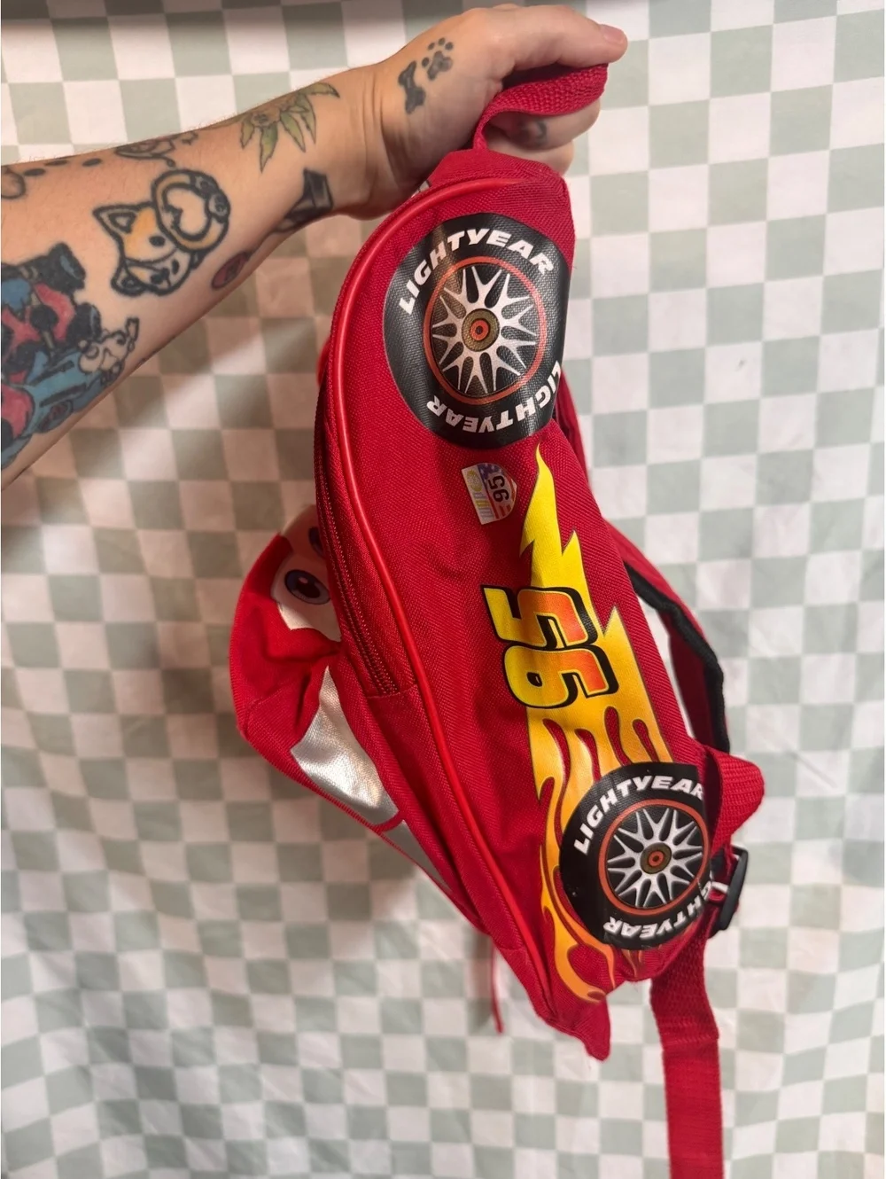 Disney Pixar Cars Lightning McQueen Kids Backpack
